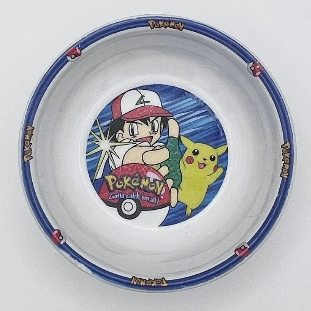 Pokémon Cereal Bowls - 1999 Collectible - Vintage - SET OF 2